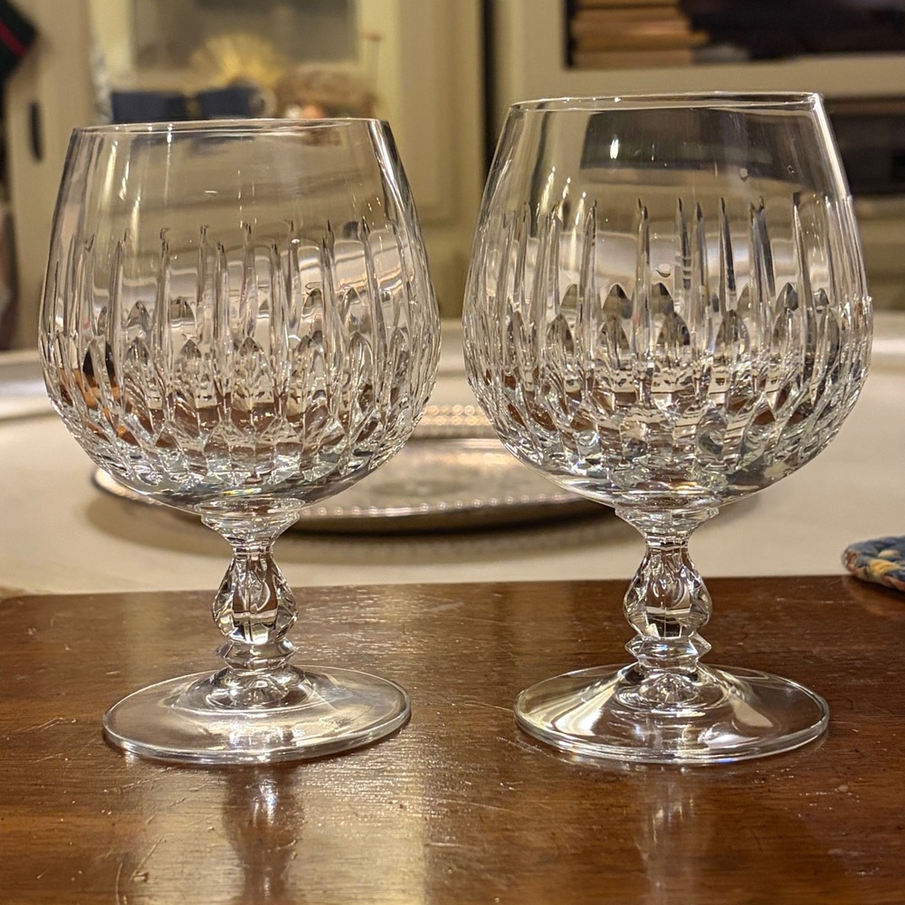 Schott Zwiesel Crystal Glasses Cognac Brandy Snifter Cut Crystal Set of 2ter